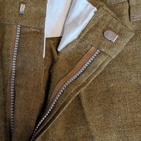 NOS Vintage 60's deadstock with tags mod gold pants - Picture 5 of 5